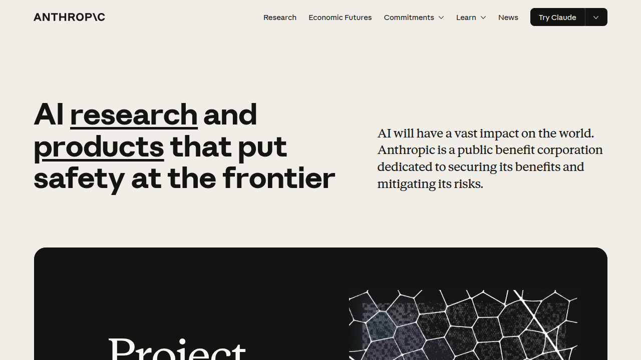 Anthropic AI, creators of Claude, are pioneering Constitutional AI to embed safety and honesty into large language models.