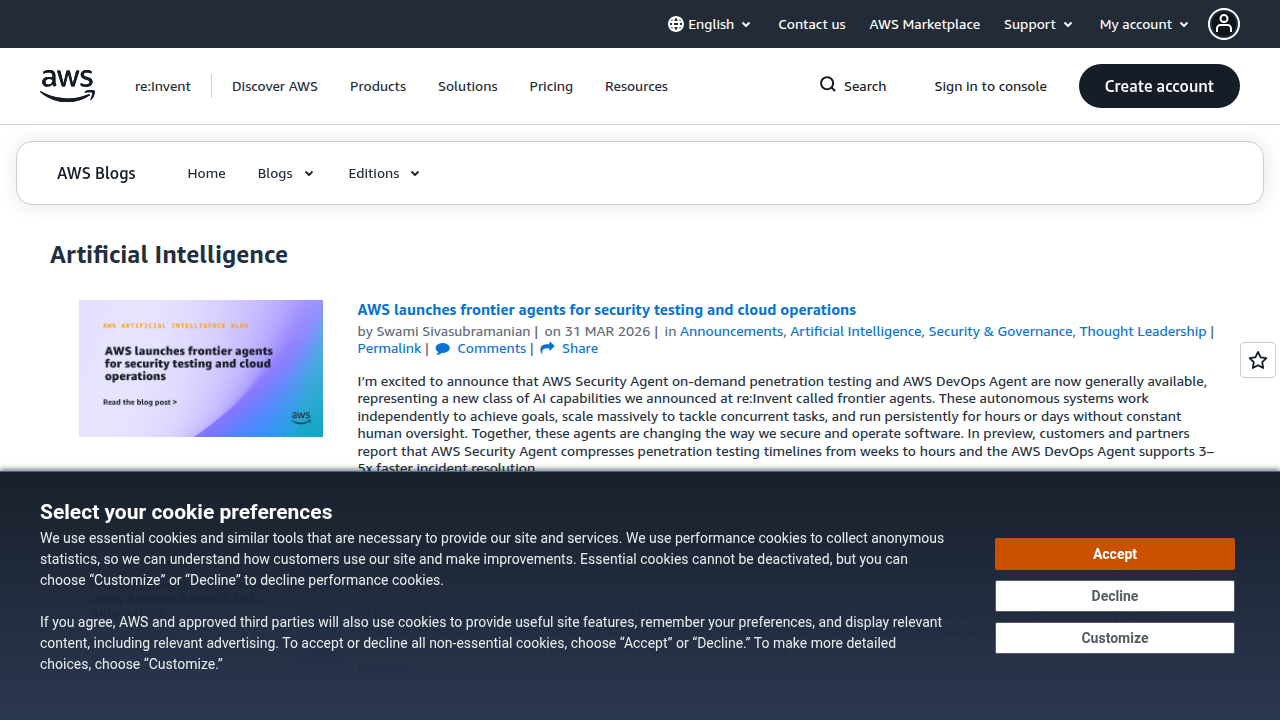 The AWS Machine Learning Blog offers resources and guides on building robust AI systems, including hallucination detection.