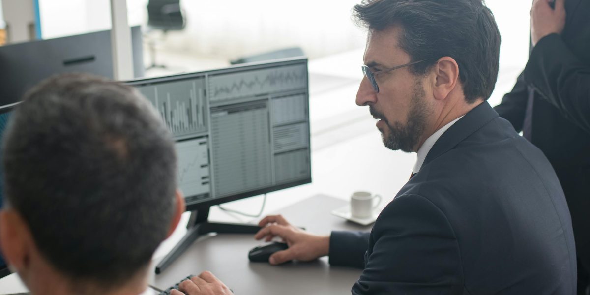 A team actively monitoring system performance to ensure continuous operational reliability.