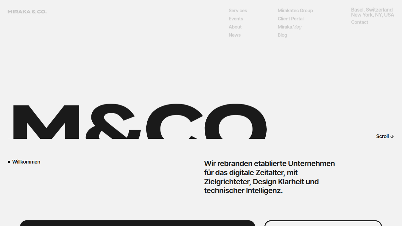A screenshot of Miraka Magazine's homepage, featuring articles relevant to current topics in technology and data.