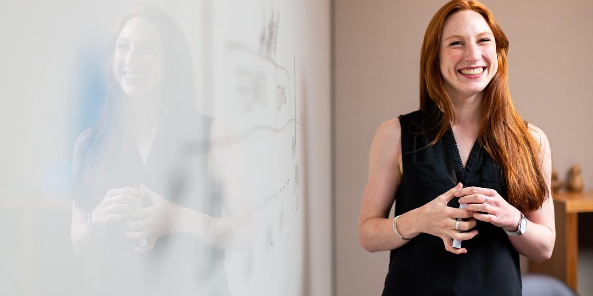A professional outlining strategic steps for implementing new AI systems.