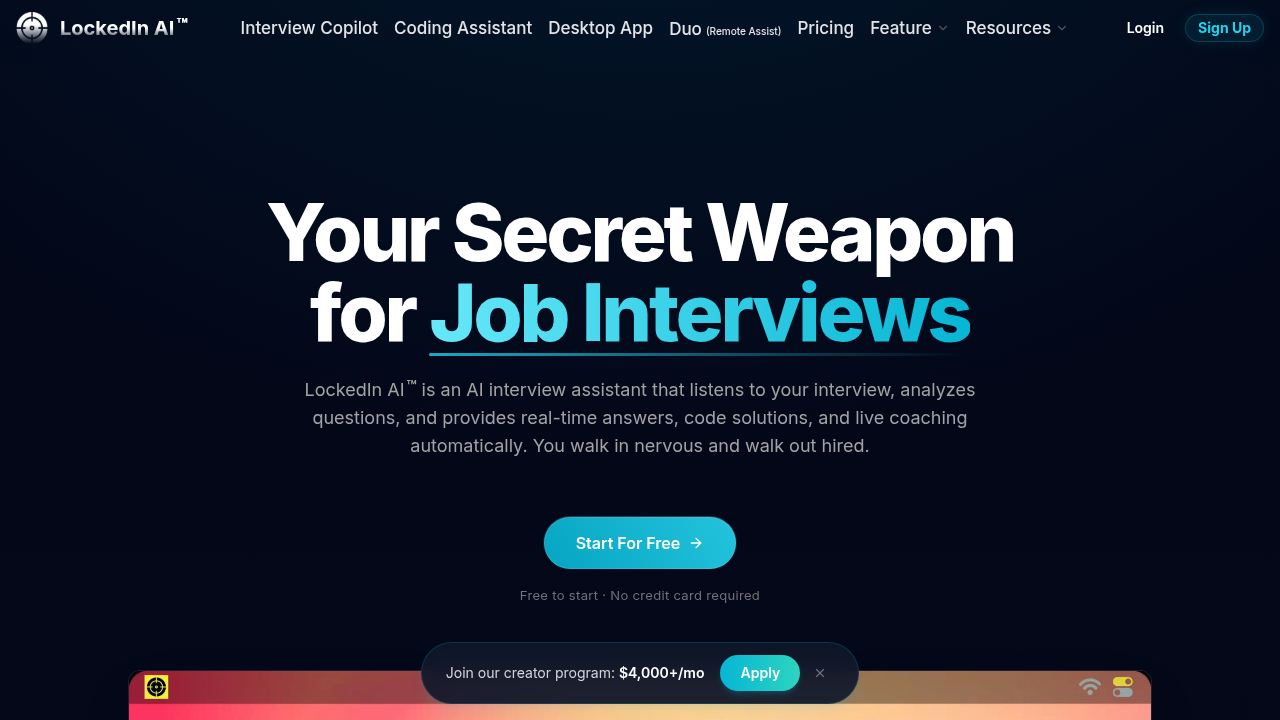 The blog page from LockedInAI, offering essential preparation guides for data analyst interviews.
