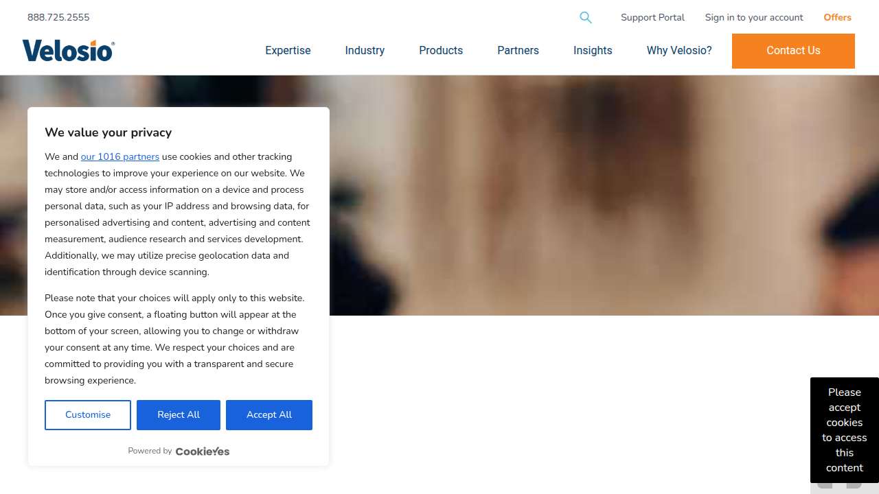 Visit Velosio's homepage for insights on ERP systems and business solutions.
