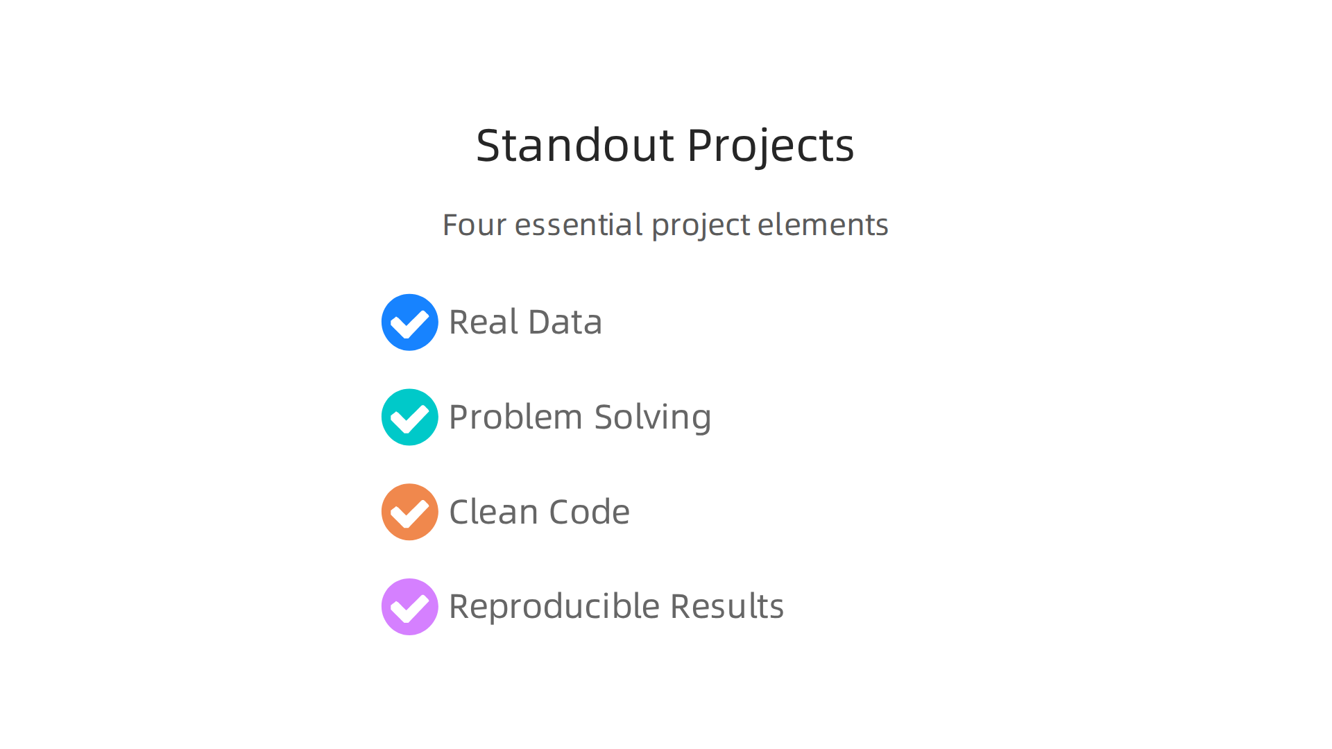 Four essential elements that make data science projects impactful and appealing to employers.